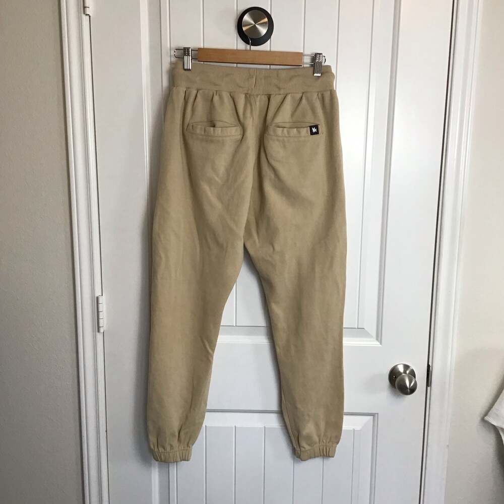 YoungLA Model #210 Jogger Sweatpants Size Small Tan Beige Active - Picture 5 of 12